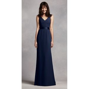 Davids Bridal by Vera Wang Marine Blue Dress